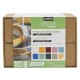 Pebeo Vitrail Glass Painting V160 Collection Set 10 x 45ml Solvent Based Paint 758462 C2 Pebeo Vitrail Glass Painting V160 Collection Set 10 x 45ml Solvent Based Paint 758462 C2